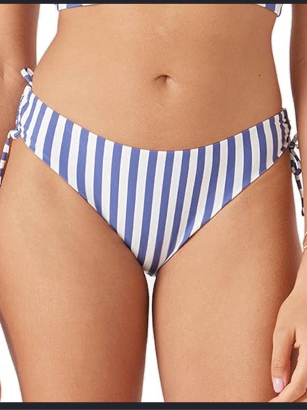 NWT Roxy Stripe Out Lace Hipster Full Bikini Bottom